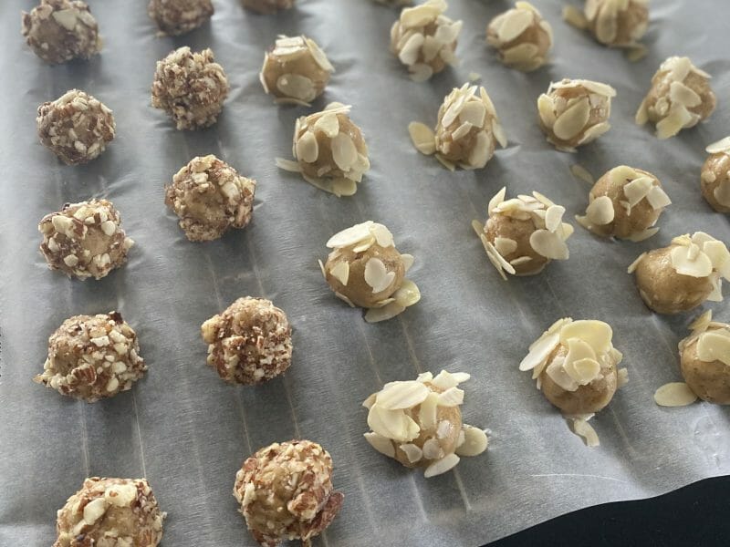 Cliquez pour zoomer ! Oursins aux amandes et à l’orange confite Thermomix par Zivlyne