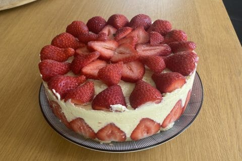 Cliquez pour zoomer ! Fraisier Thermomix par Zivlyne