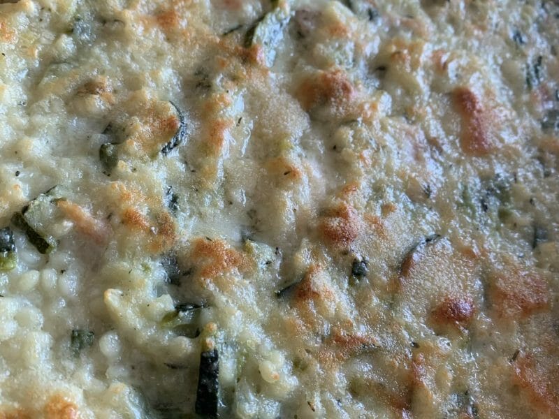 Cliquez pour zoomer ! Gratin de perles, saumon et courgettes Thermomix par mogomob