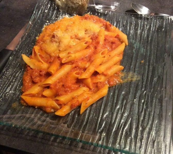 Cliquez pour zoomer ! Penne au chorizo Thermomix par Namour31