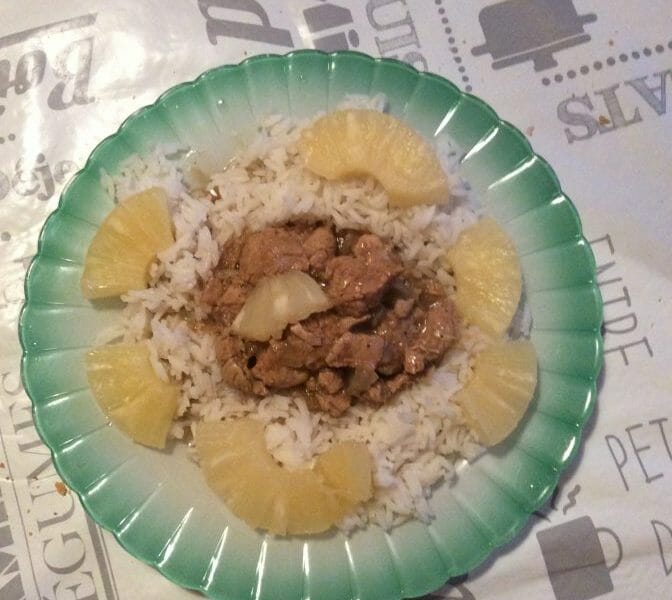 Cliquez pour zoomer ! Filet mignon de porc à l’ananas Thermomix par Namour31