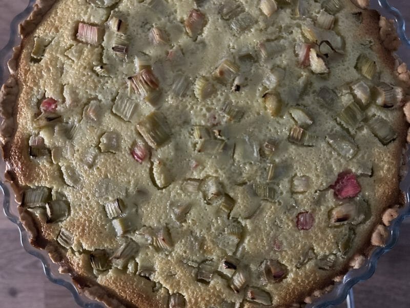 Cliquez pour zoomer ! Tarte à la rhubarbe Thermomix par ju5788
