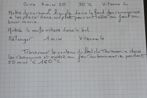 Cliquez pour zoomer ! Crème renversée au caramel Thermomix par Sandra17250