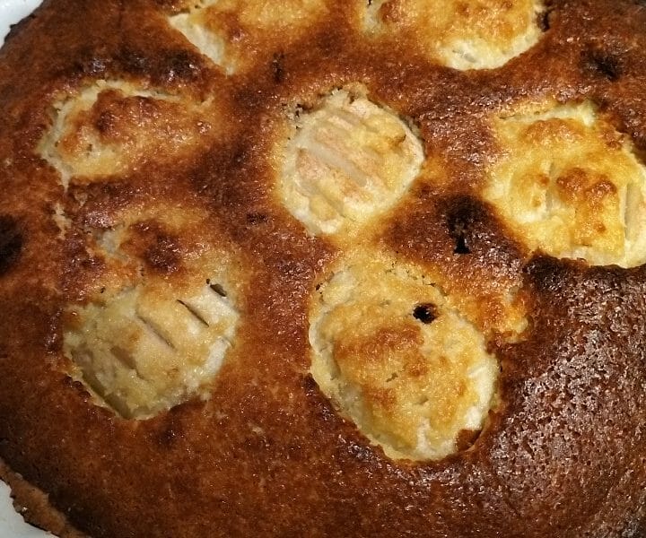 Cliquez pour zoomer ! Tarte aux poires sur lit de chocolat Thermomix par jen_20