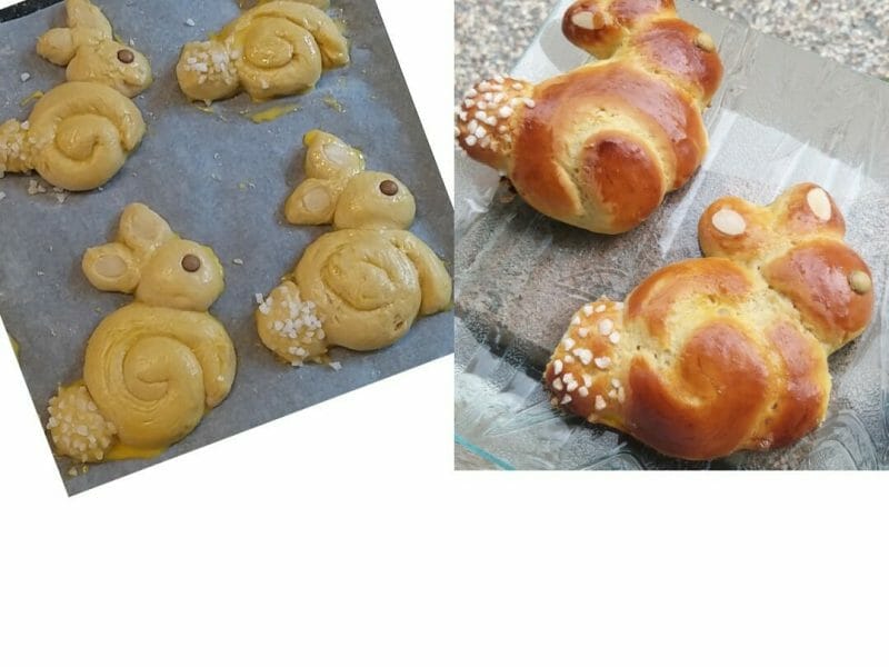 Cliquez pour zoomer ! Brioches lapin de Pâques Thermomix par cindy_422