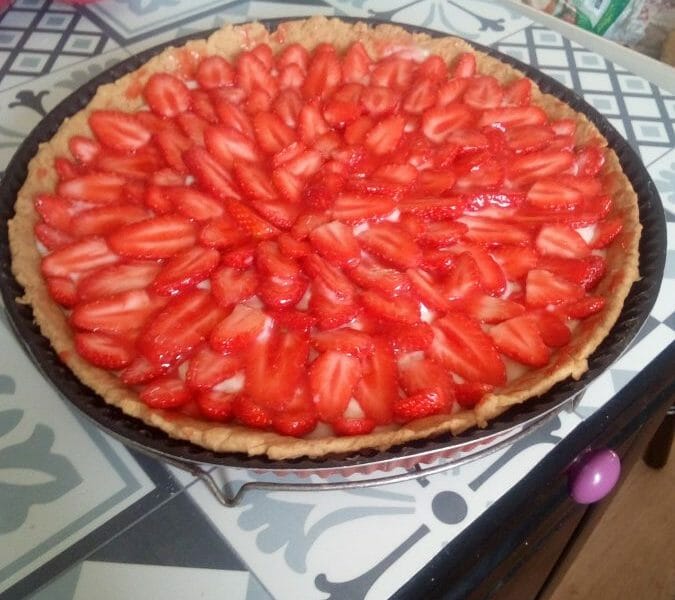 Cliquez pour zoomer ! Tarte aux fraises Thermomix par Chouc