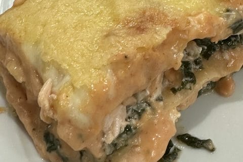 Cliquez pour zoomer ! Lasagnes au saumon et aux épinards Thermomix par anais300210