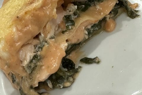 Cliquez pour zoomer ! Lasagnes au saumon et aux épinards Thermomix par anais300210