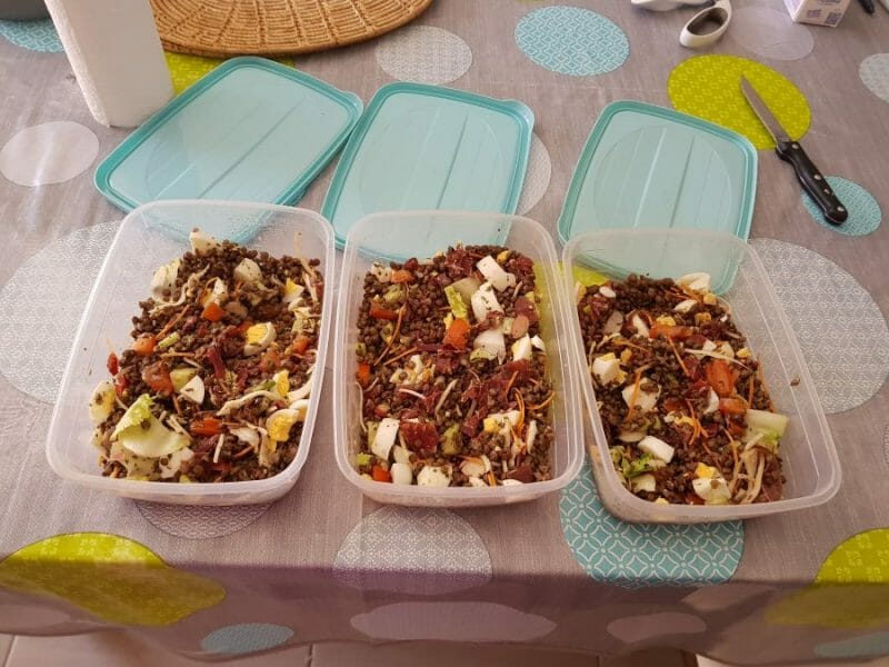 Cliquez pour zoomer ! Salade de lentilles Thermomix par Laulotes