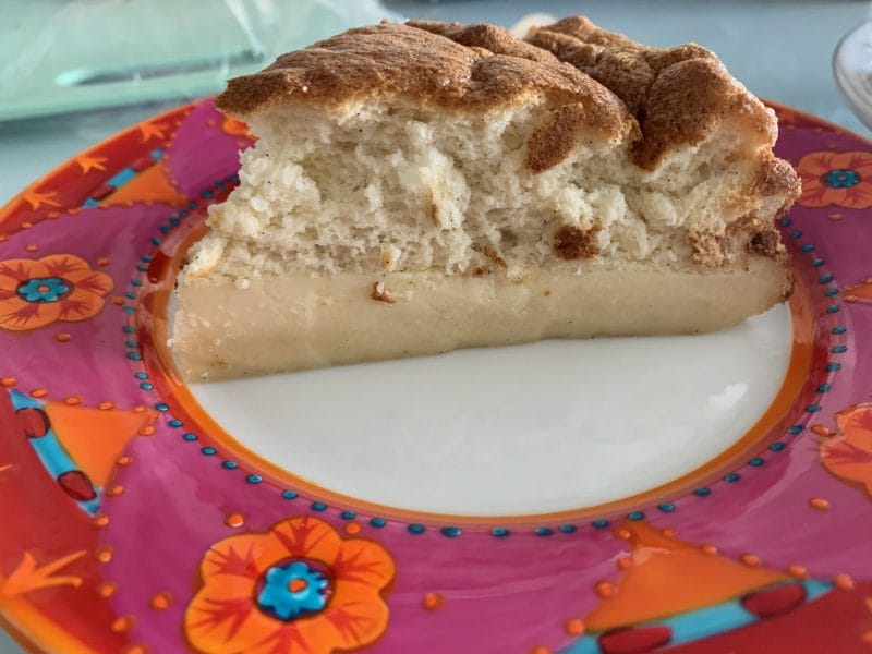 Cliquez pour zoomer ! Gâteau magique à la vanille Thermomix par sandrine33710