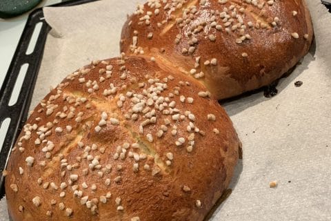 Cliquez pour zoomer ! Mouna (brioche de pâques) Thermomix par sandrine33710