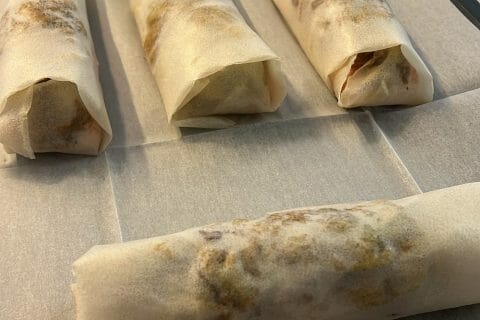 Cliquez pour zoomer ! Brick de saumon et poireaux Thermomix par Marianne chelly