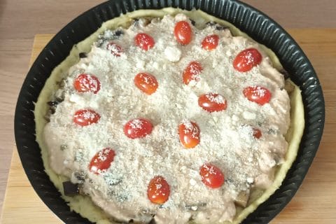 Cliquez pour zoomer ! Quiche thon et aubergines Thermomix par kasco974