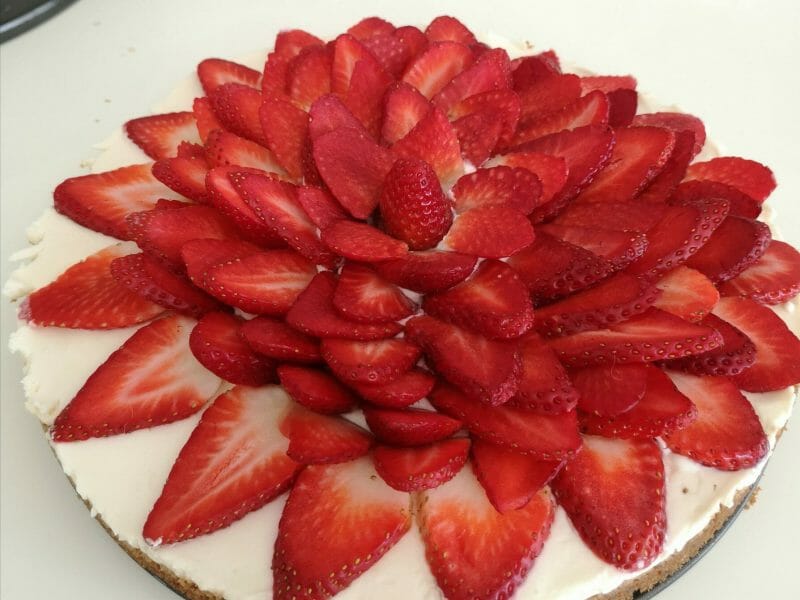 Cliquez pour zoomer ! Tarte aux fraises sans cuisson Thermomix par tiffany_clh