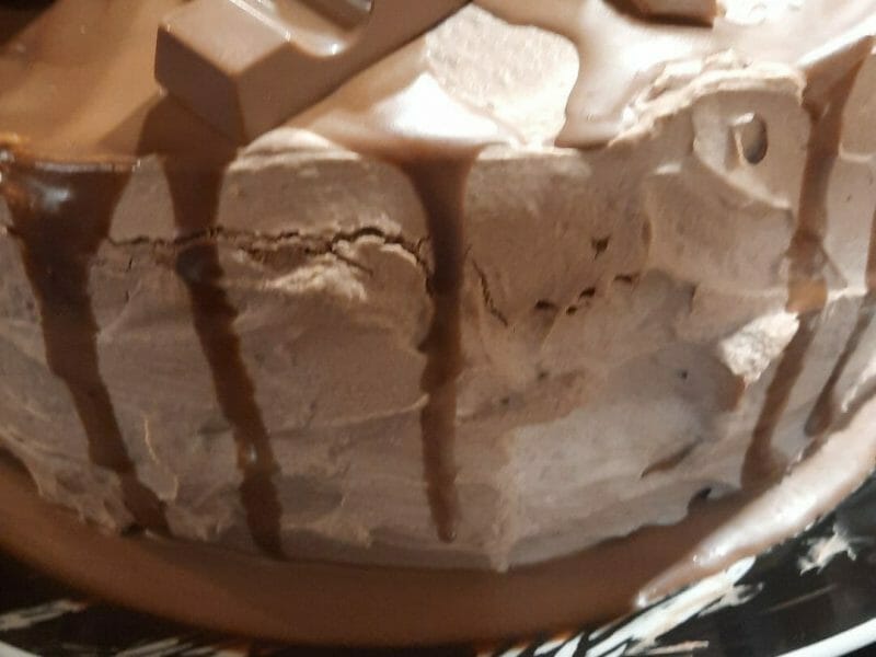 Cliquez pour zoomer ! Layer cake Kinder Bueno Thermomix par joanne22200