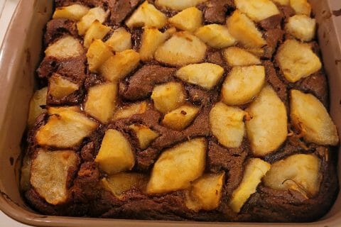 Cliquez pour zoomer ! Brownies aux poires Thermomix par Laurence