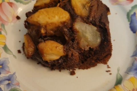 Cliquez pour zoomer ! Brownies aux poires Thermomix par Laurence