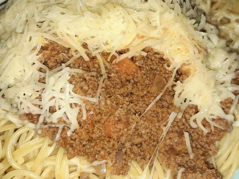 Cliquez pour zoomer ! Spaghettis bolognaise Thermomix par bidou76200