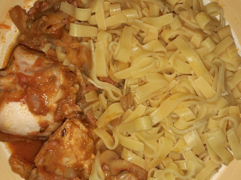 Cliquez pour zoomer ! Lapin sauce chasseur Thermomix par bidou76200