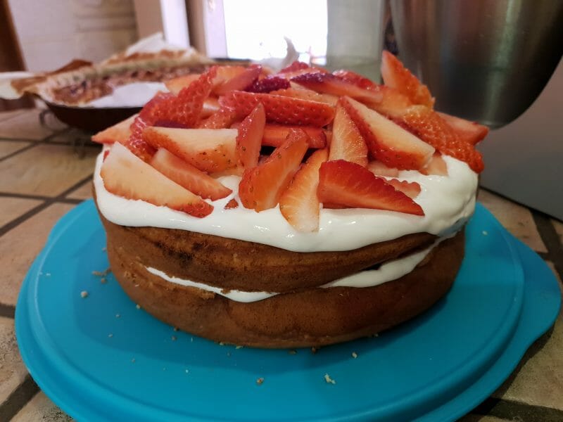 Cliquez pour zoomer ! Shortcake aux fraises Thermomix par Caroline