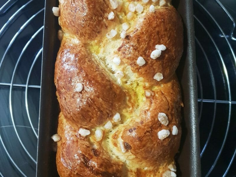 Cliquez pour zoomer ! Brioche à la noix de coco Thermomix par Caroline