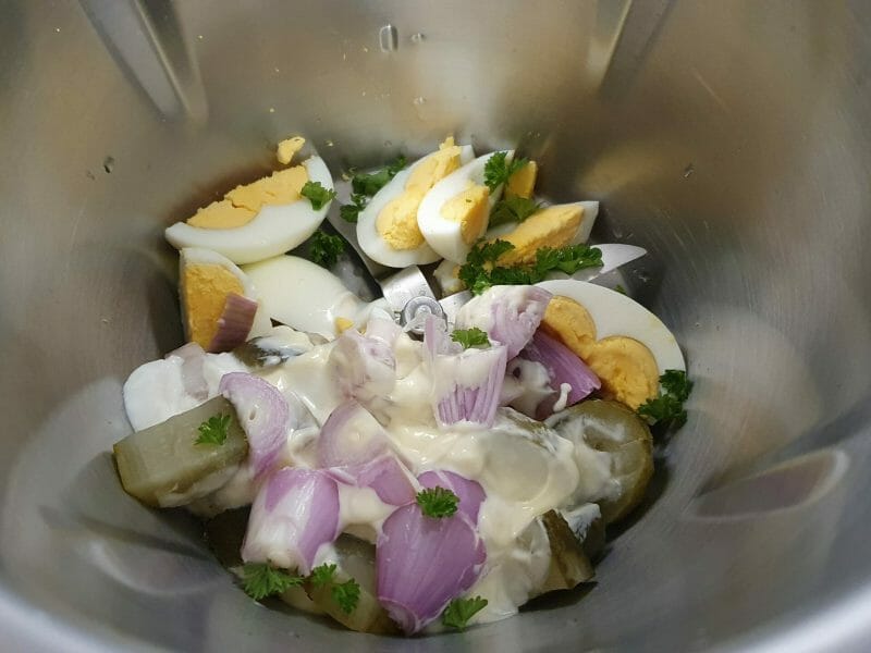 Cliquez pour zoomer ! Rillettes de poulet aux cornichons Thermomix par Philo