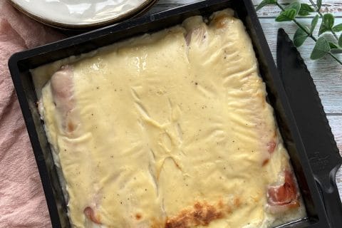 Cliquez pour zoomer ! Gratin de poireau au jambon Thermomix par EncuisineavecCarla