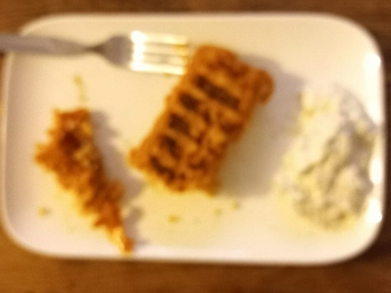 Cliquez pour zoomer ! Galettes de chou-fleur et sauce yaourt Thermomix par Kalasso