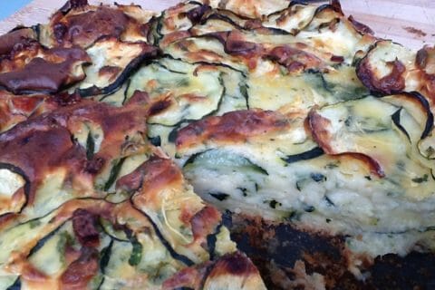Cliquez pour zoomer ! Gâteau invisible aux courgettes au Thermomix