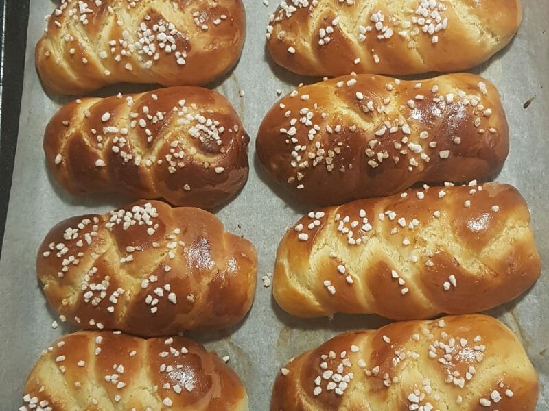 Cliquez pour zoomer ! Brioche tressée à la mie filante Thermomix par Bensenanen