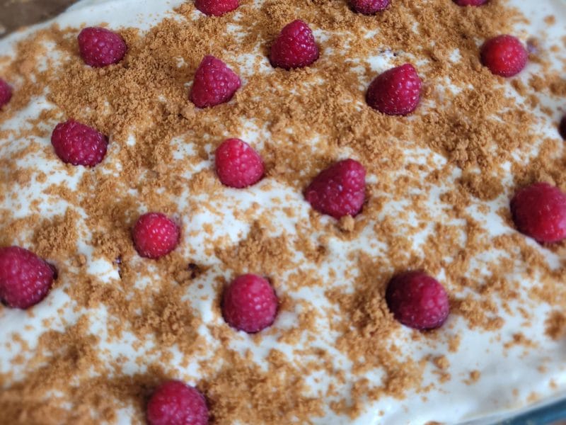 Cliquez pour zoomer ! Tiramisu aux framboises et spéculoos Thermomix par magduch