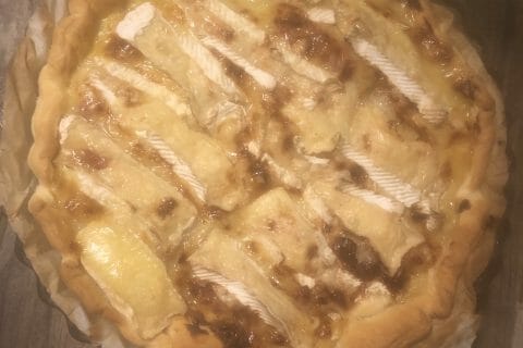 Cliquez pour zoomer ! Tarte au camembert, pommes et lardons Thermomix par Keke