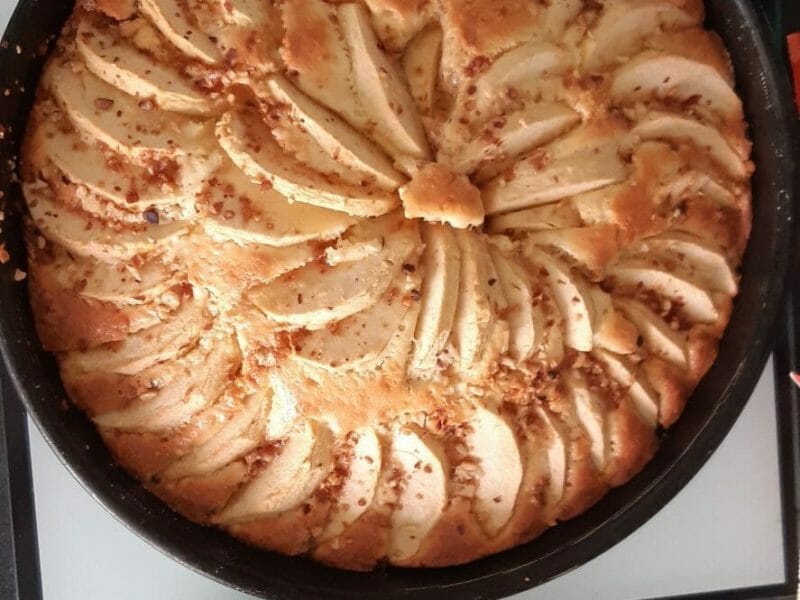 Cliquez pour zoomer ! Gâteau aux pommes et mascarpone Thermomix par isabelle6667