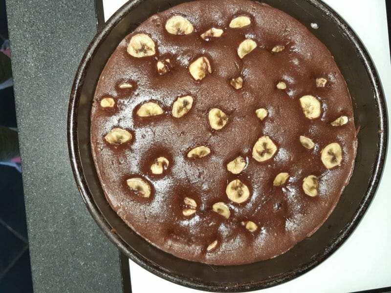 Cliquez pour zoomer ! Brownie fondant choco-banane Thermomix par isabelle6667