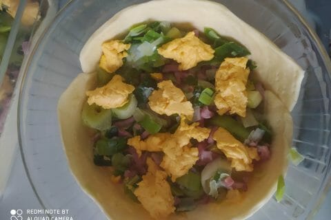 Cliquez pour zoomer ! Gâteau poireaux, lardons et fromage Thermomix par gwen42400