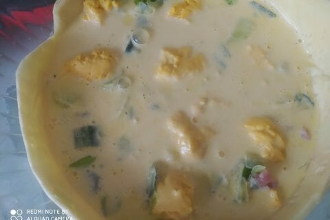 Cliquez pour zoomer ! Gâteau poireaux, lardons et fromage Thermomix par gwen42400