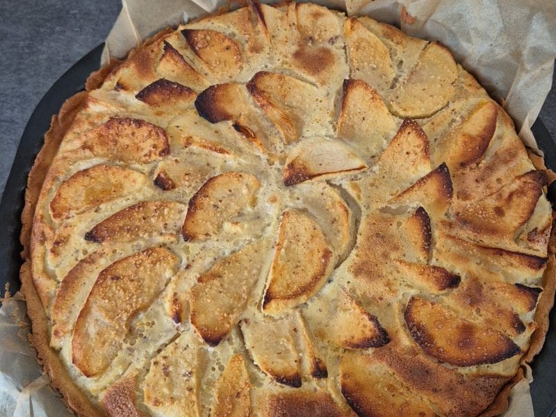 Cliquez pour zoomer ! Tarte normande aux pommes Thermomix par Analiya
