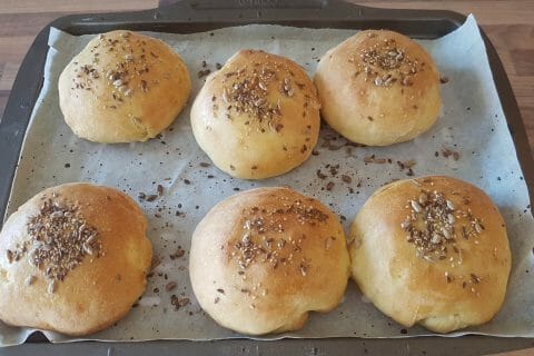 Cliquez pour zoomer ! Pains hamburger Thermomix par mixotherm