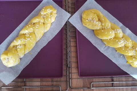 Cliquez pour zoomer ! Brioche tressée à la mie filante Thermomix par mixotherm