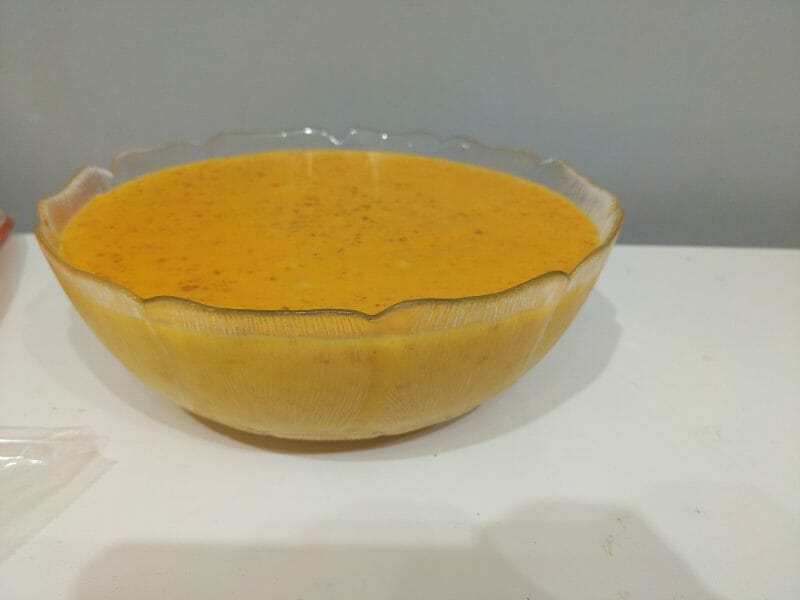 Cliquez pour zoomer ! Purée de potimarron au chorizo Thermomix par etoile21320