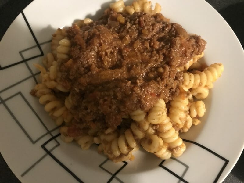 Cliquez pour zoomer ! Spaghettis bolognaise Thermomix par ckari