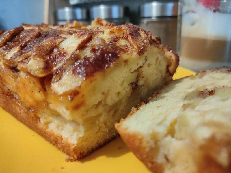 Cliquez pour zoomer ! Cake aux pommes à l’ancienne Thermomix par Krisiana
