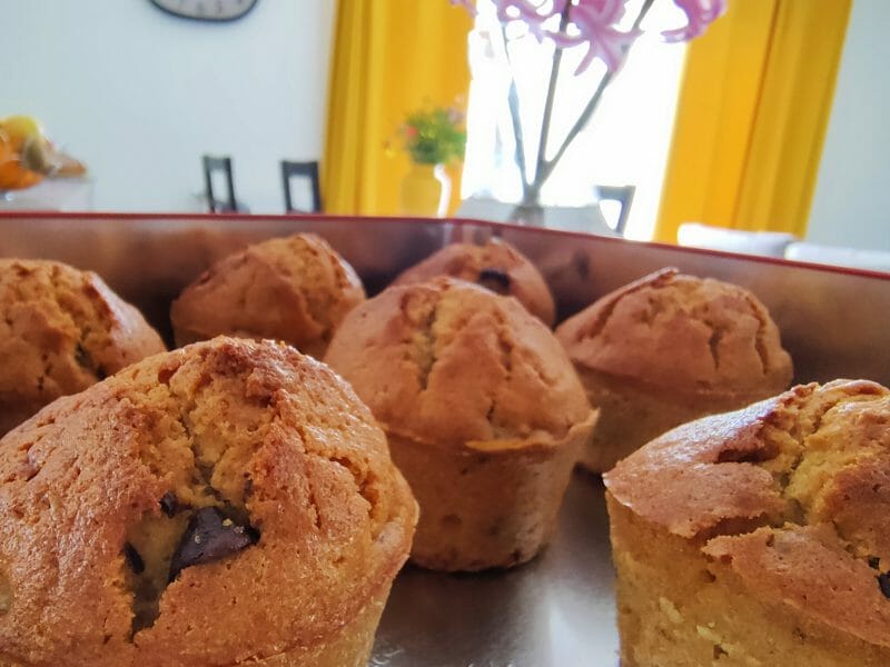 Cliquez pour zoomer ! Muffins noix de pécan et pépites de chocolat Thermomix par Krisiana