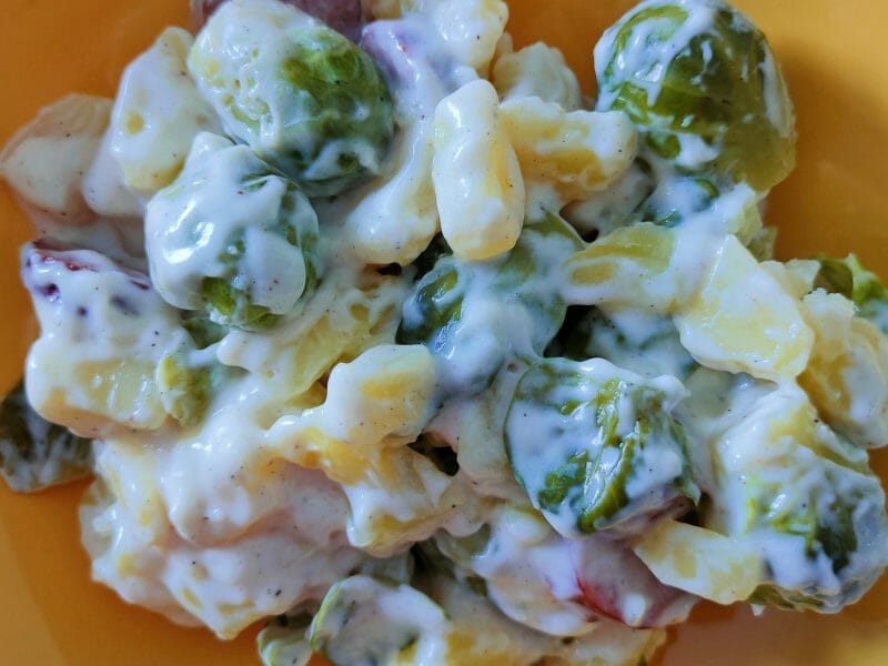 Cliquez pour zoomer ! Potée de choux de Bruxelles Thermomix par Krisiana