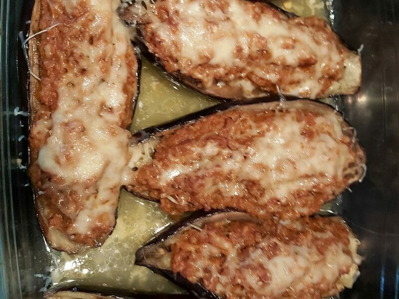 Cliquez pour zoomer ! Aubergines farcies au thon Thermomix par francoise_134