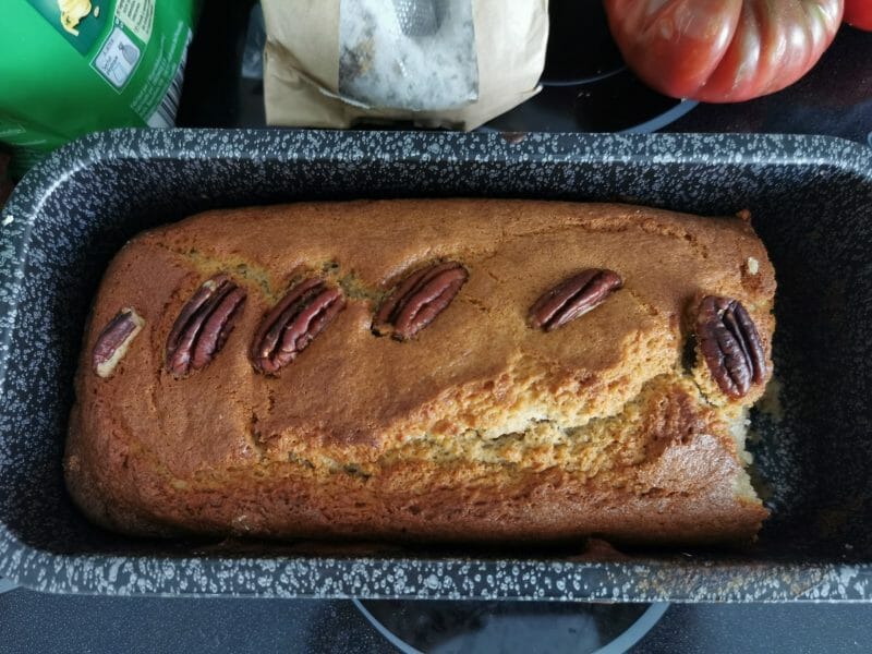 Cliquez pour zoomer ! Banana bread aux noix de pécan Thermomix par laurieloulou