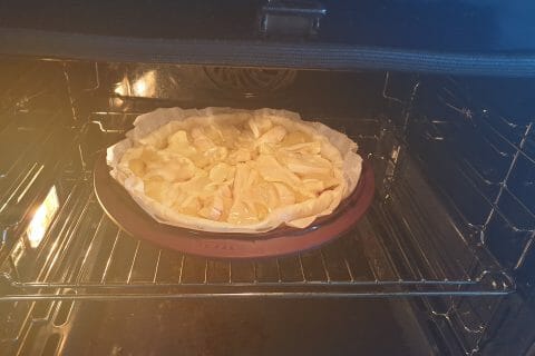 Cliquez pour zoomer ! Tarte aux pommes de terre et lardons au Thermomix