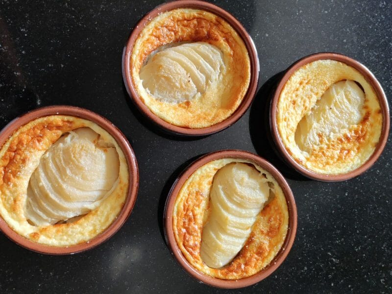 Cliquez pour zoomer ! Petits flans à la poire Thermomix par Martine37