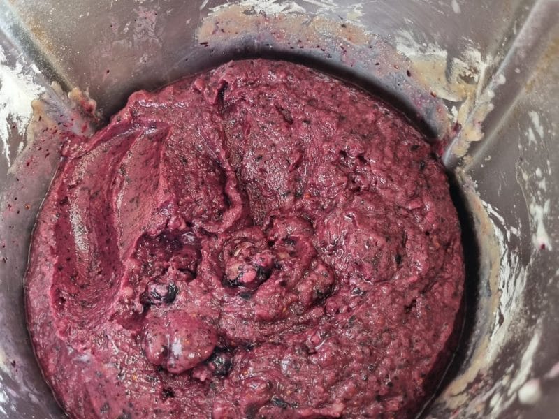 Cliquez pour zoomer ! Glace aux myrtilles Thermomix par anjee