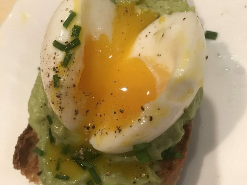 Cliquez pour zoomer ! Tartine avocat et oeuf mollet Thermomix par melissa_255